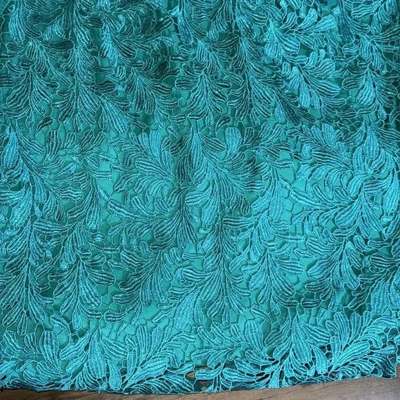 NWT MONIQUE LHUILLER Elegant Designer Luxury Gown Dress Style 443857 Teal $650 - Picture 14 of 15